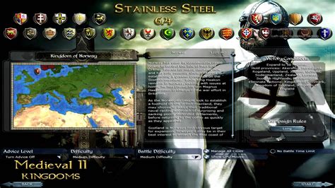 medieval 2 total war mods stainless steel